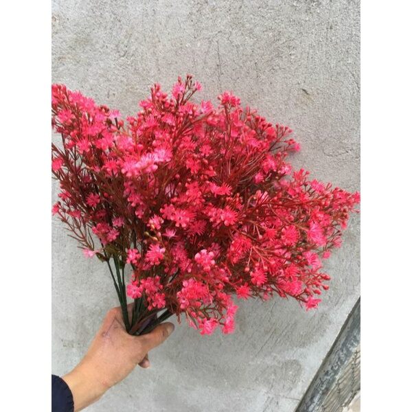 Cụm điểm bi hoa trang trí_hoa giả, hoa lụa