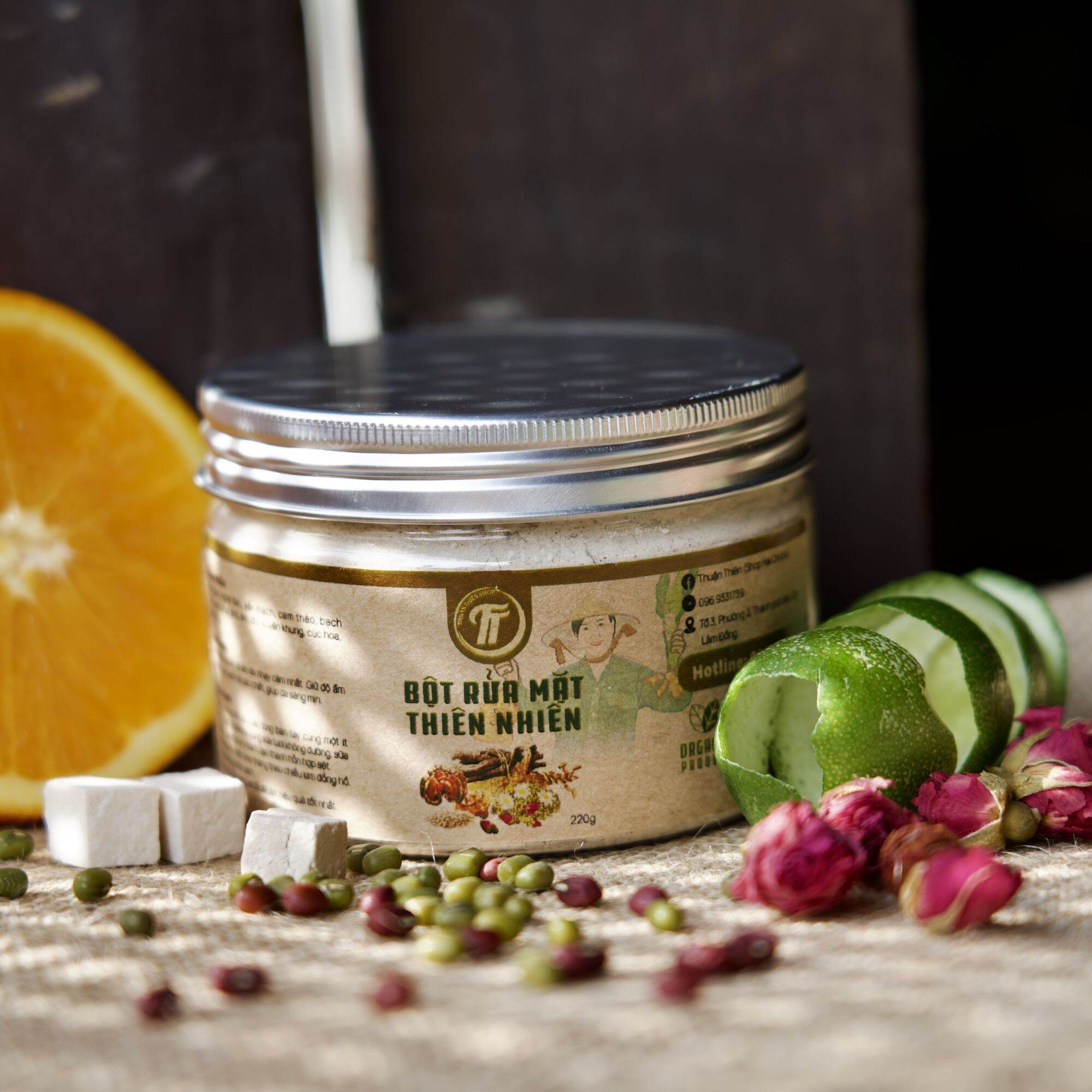 Bột rửa mặt thiên nhiên 220gram