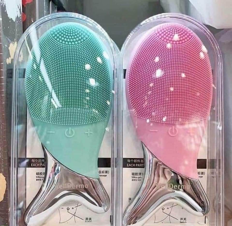 [ Sale][Bảo Hành 1 Đổi 1+ Cam Kết Chính Hãng 100%] Máy Rửa Mặt Wellederma Hàn Quốc Chạy Bằng Điện Rất Tiện Lợi
