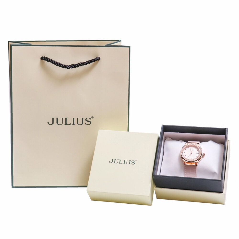Đồng hồ nữ Julius JA-1395 dây đa đính đá