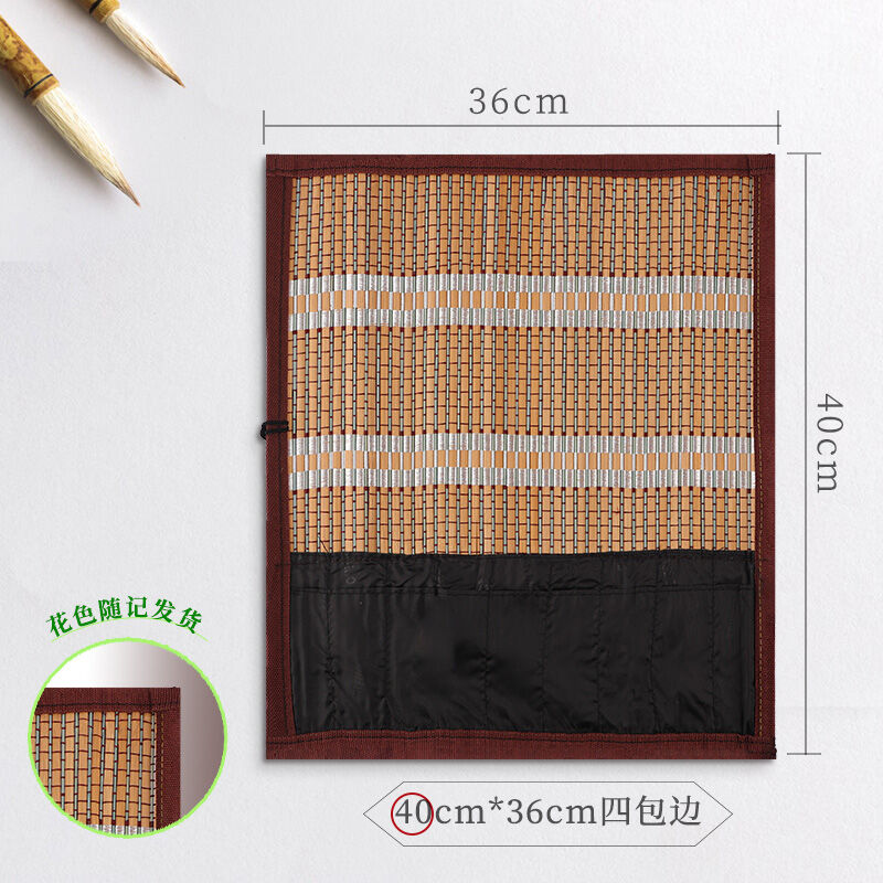 Rèm bút túi bút lông chuyên dùng cho bút lông thư pháp tiện mang theo túi bút lông học sinh cuộn bút trúc túi bút lông rèm cuộn đựng rèm bút lông cuộn hộp đựng đồ rèm bút học sinh tiểu học túi làm bằng tre cuộn bút cuộn