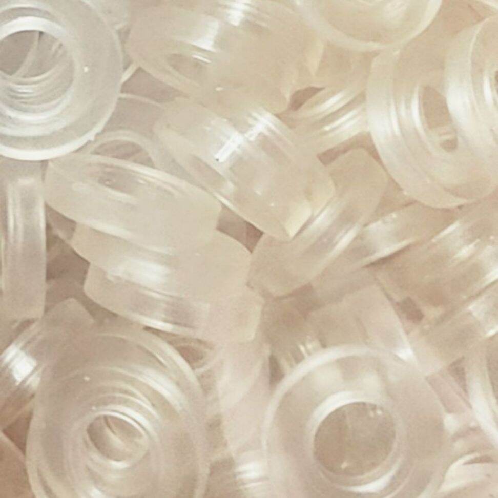 Lông đền cao su trắng mềm 8ly x20x10.cái