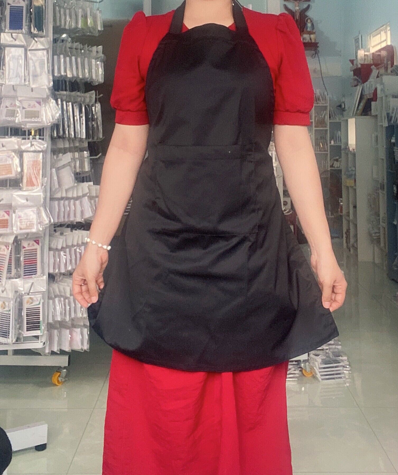 Tạp dề trong Nail,nối mi, phun xăm