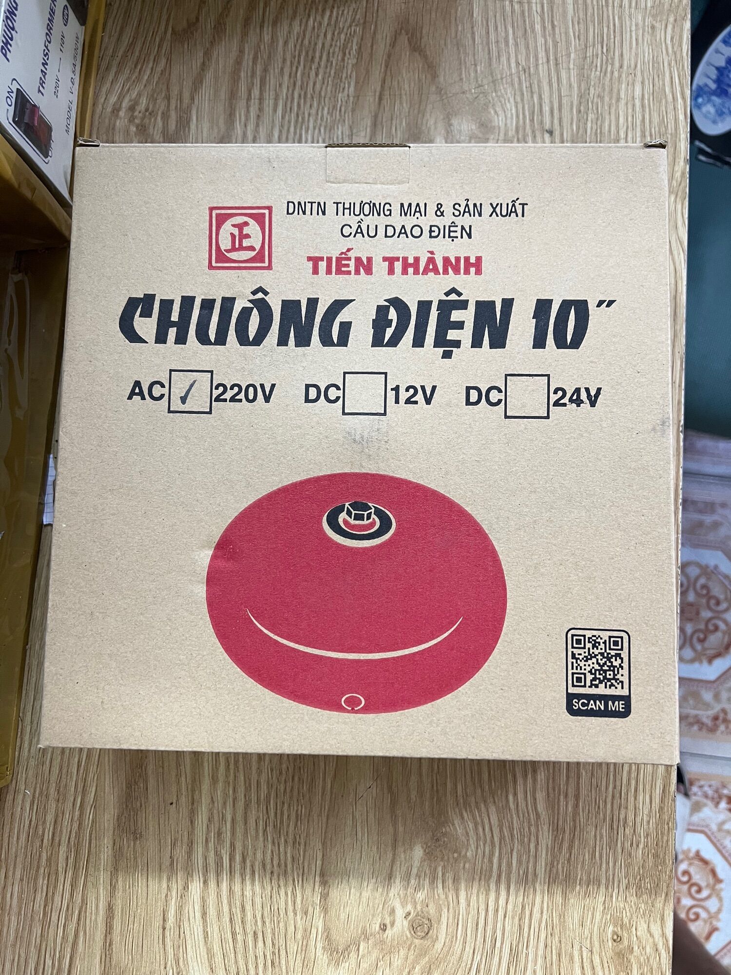 Chuông điện báo động 4-6-8-10 inch  ( TIẾN THÀNH )