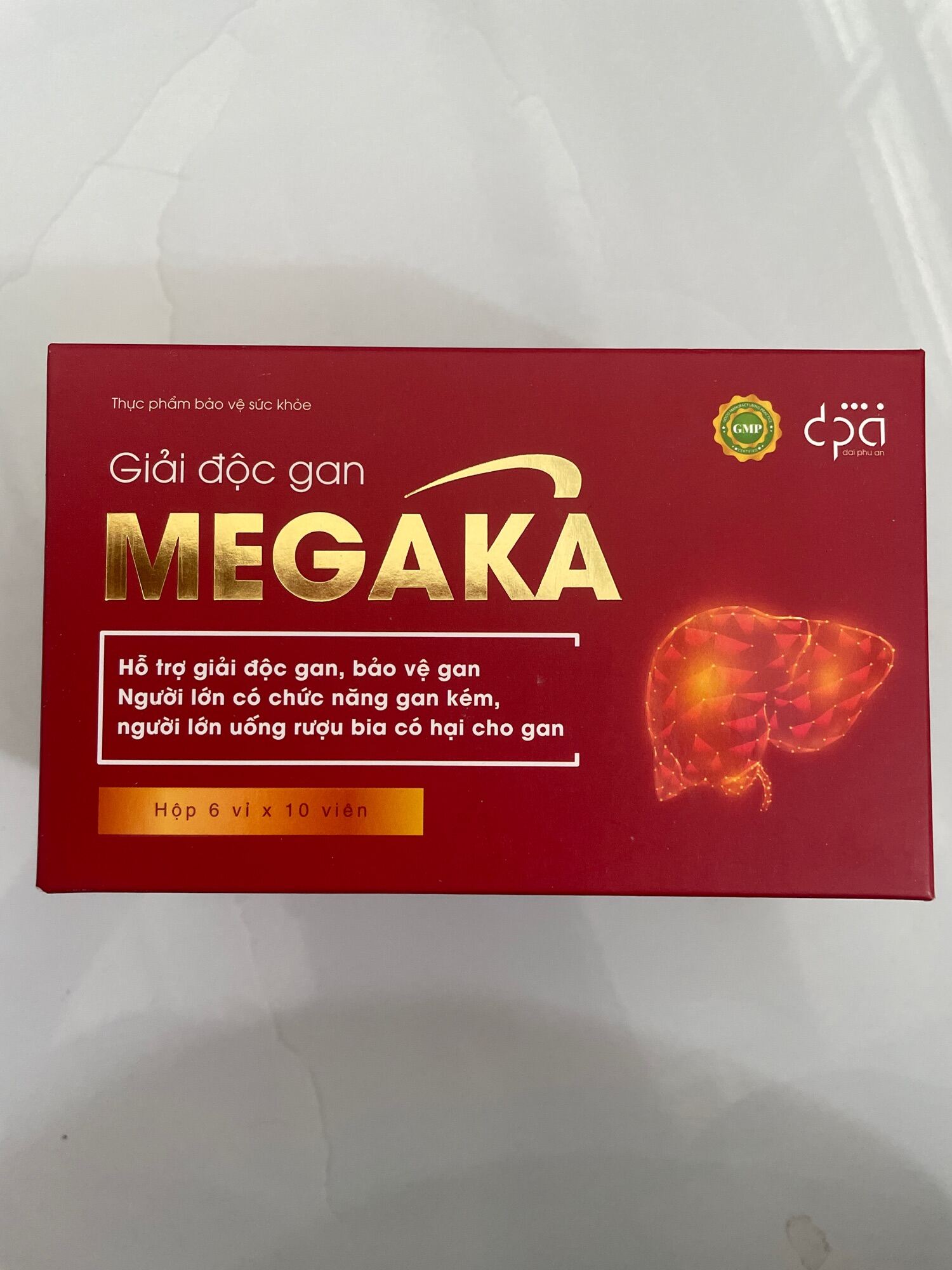 Giải Độc Gan Megaka - Tăng cường chức năng gan Hộp 60v