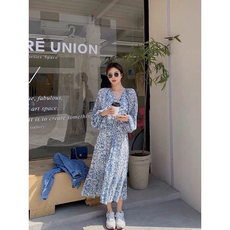 Váy vintage dáng dài