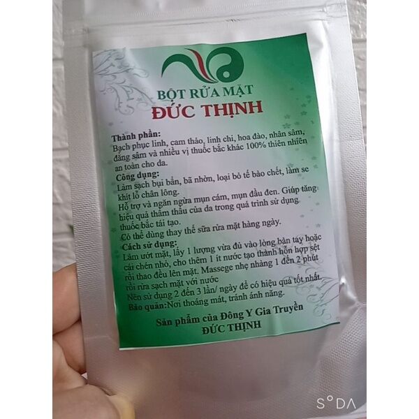Bột rửa mặt Đức Thinh handamade