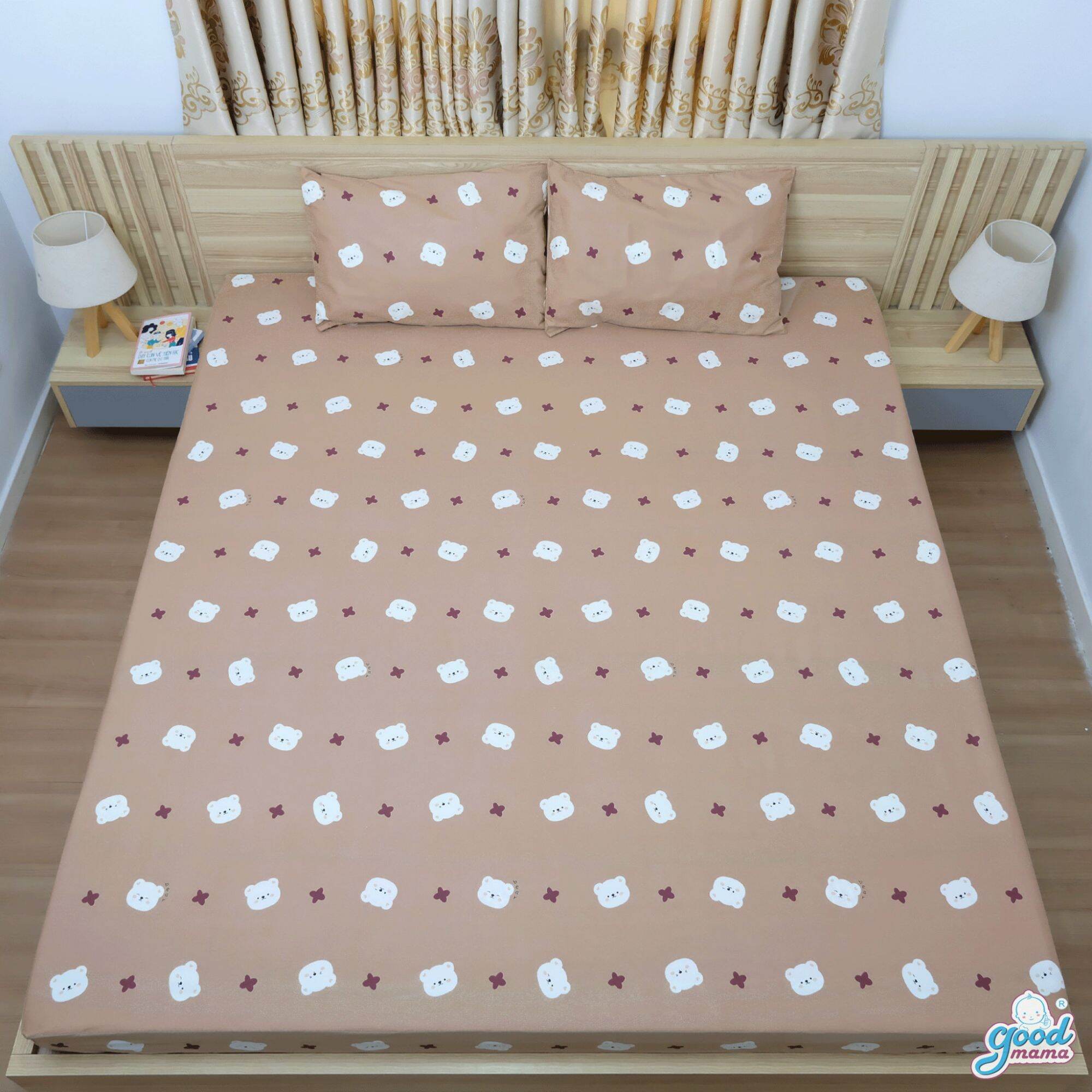 Drap chống thấm goodmama chính hãng - ga chống thấm cotton cao cấp goodmama[HÀNG SẴN GIAO NGAY]