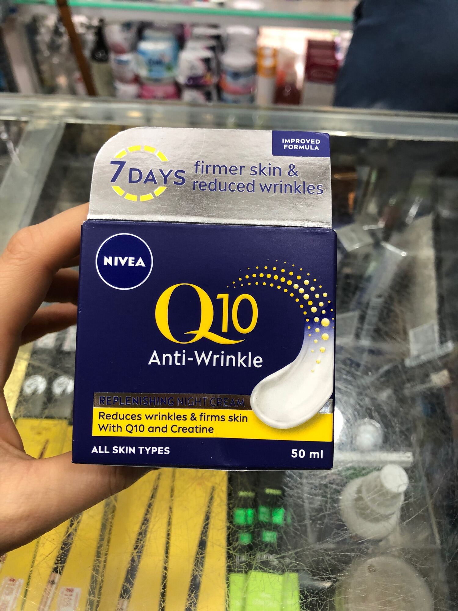 Kem dưỡng Nivea Q10, kem dưỡng da Nivea Q10 ban đêm, giảm nếp nhăn 50ml