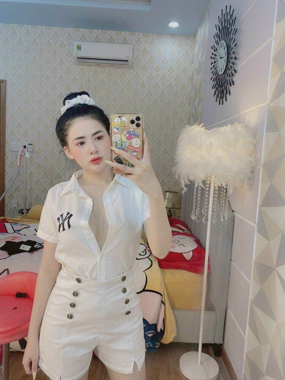 [HCM]Áo Sơmi Tay Ngắn in Chữ (Hình chụp Thật)