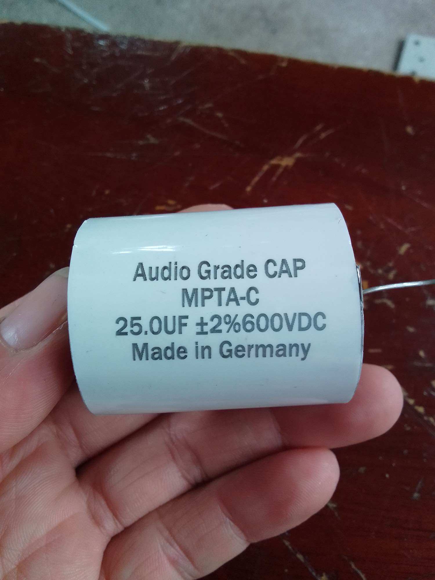 Tụ loa mid 25uf . Audio Grade Cap 600vdc