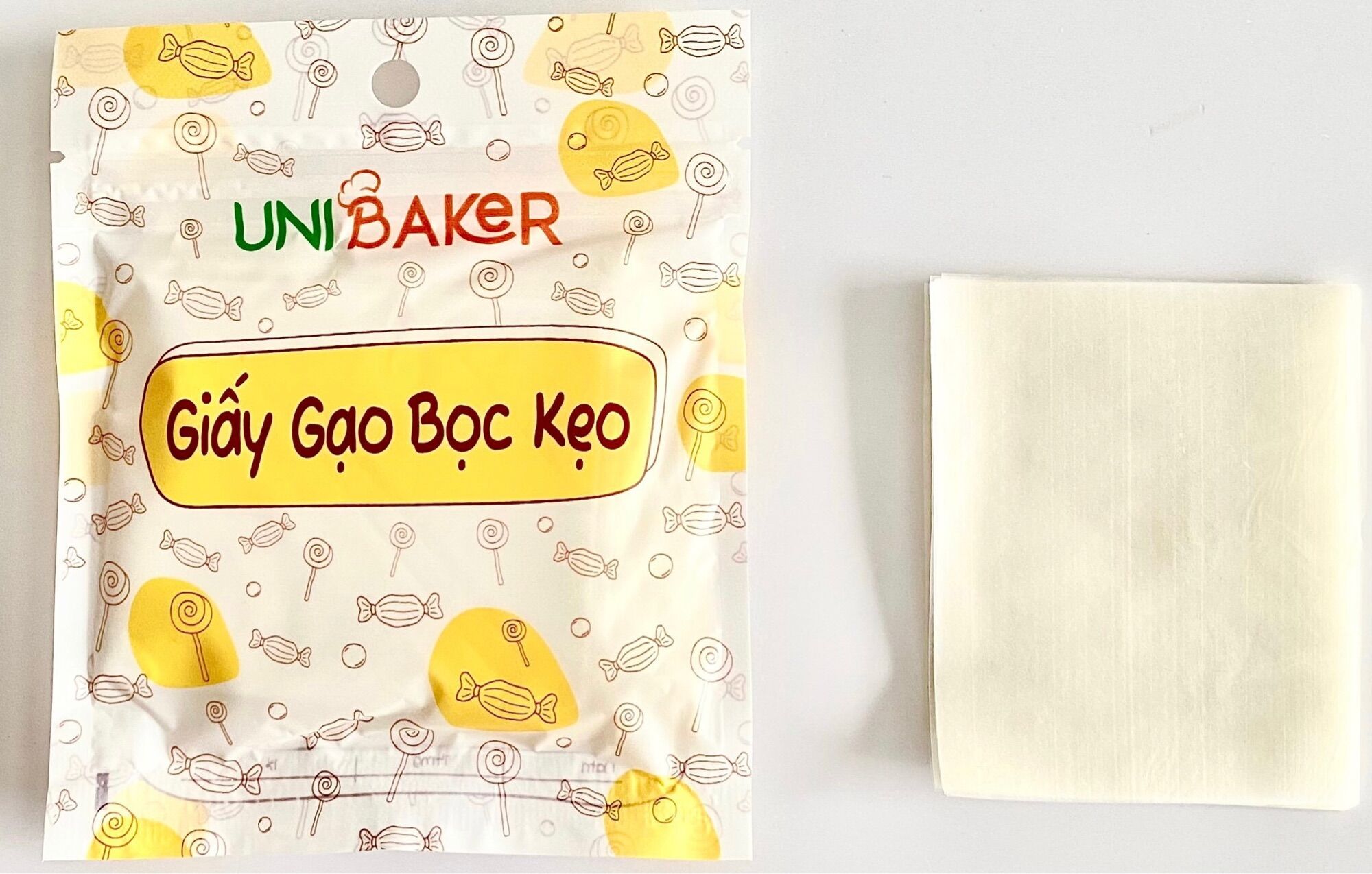 500 giấy gạo gói kẹo, giấy gạo gói kẹo nougat