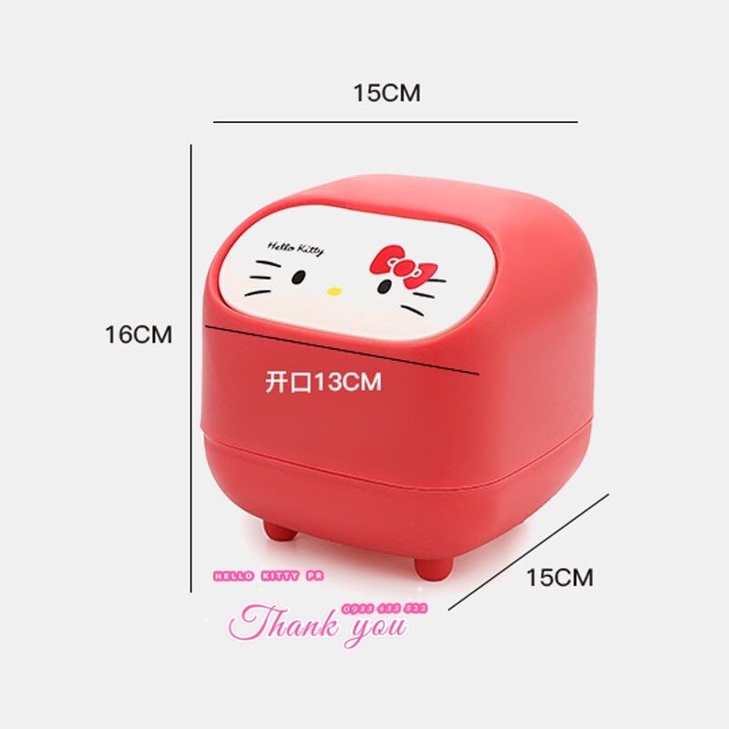 Thùng rác để bàn Hello Kitty - Melody