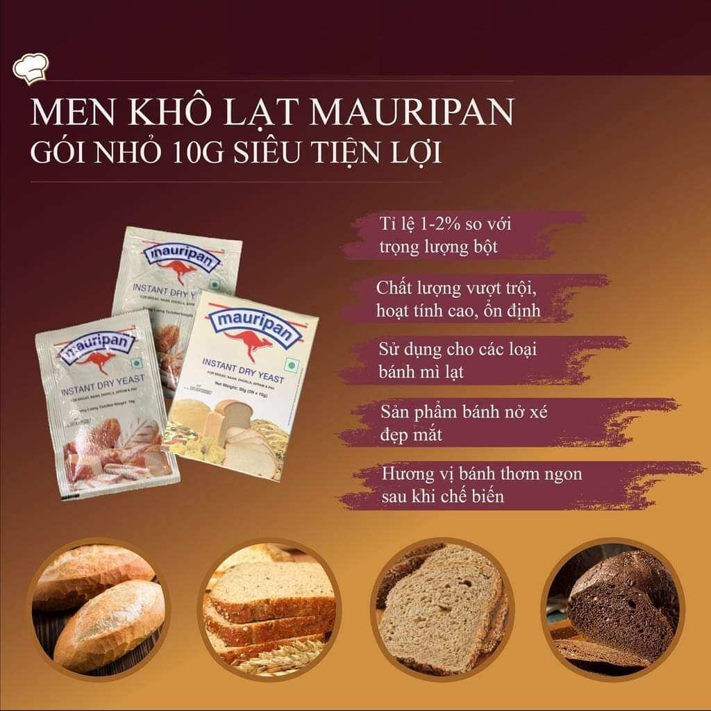 Men nở/Men khô Instant Mauripan