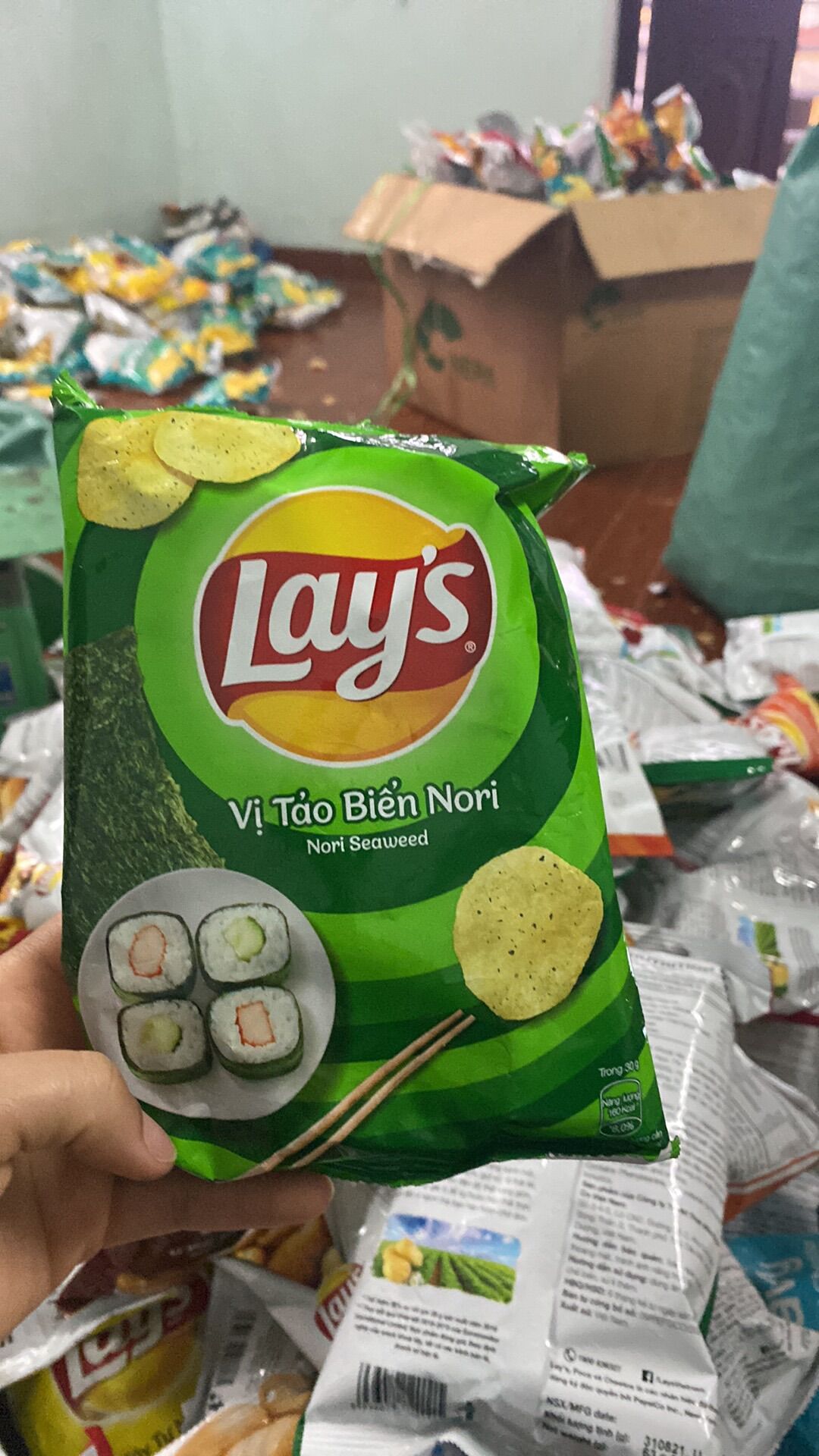 Combo 10 gói snack Lays vị Rong Biển