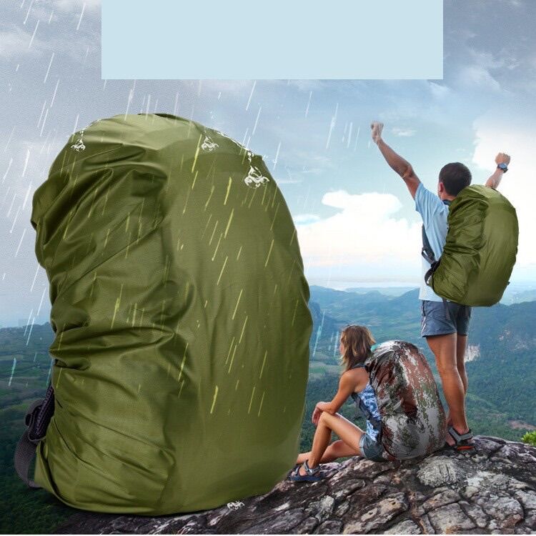 Bọc balo Có Phản Quang, trùm balo yên xe chống thấm nước nhiều size, đồ đi phượt, phụ kiện balo đi chơi du lịch gọn nhẹn