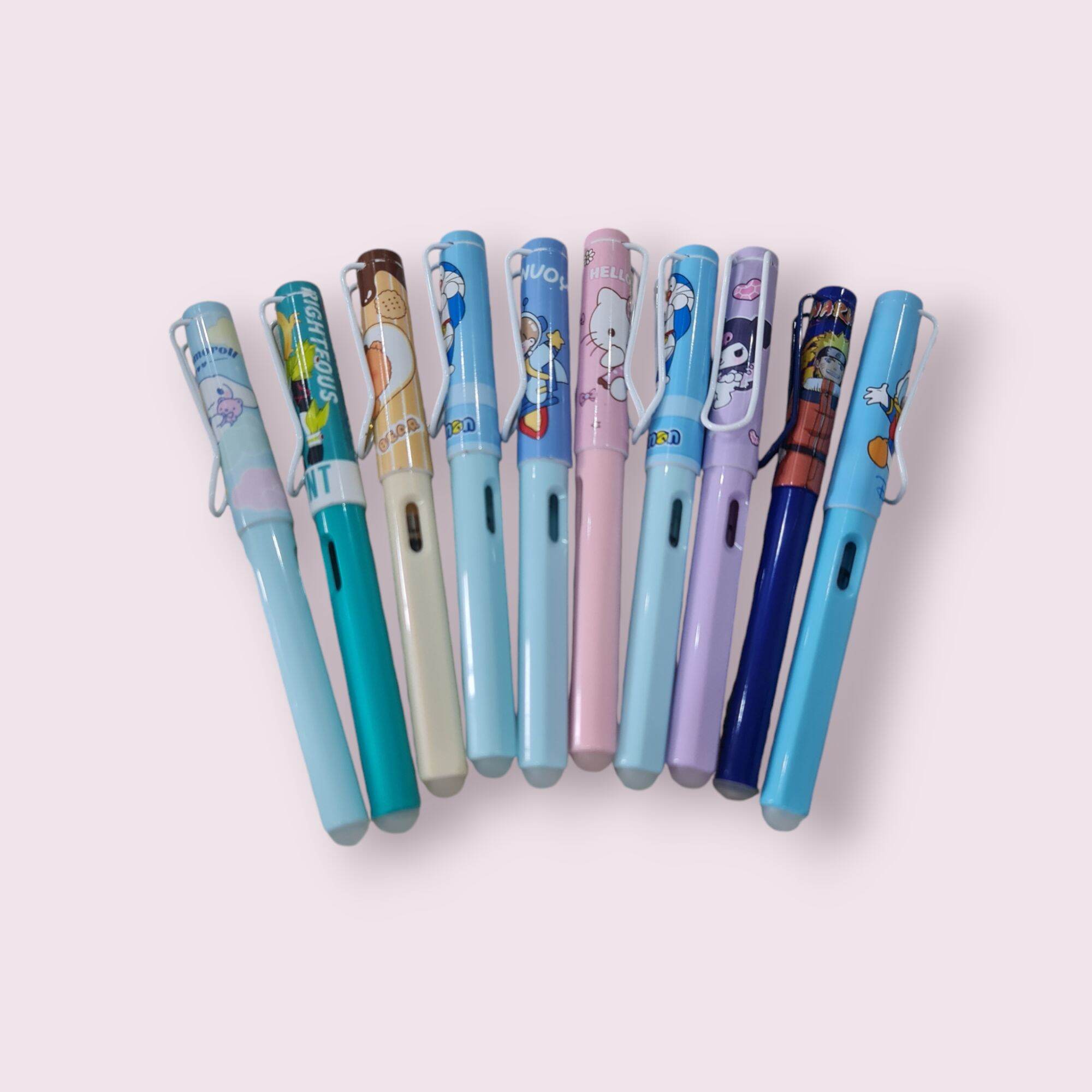 Sỉ 10 bút máy tẩy xoá được , ngòi kim tinh nét nhỏ tặng kèm 1 ống mực