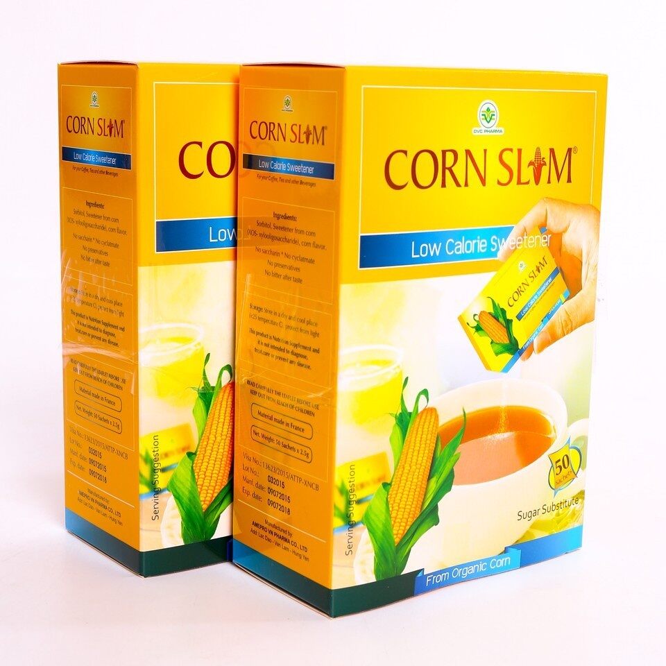 ĐƯỜNG BẮP CORN SLIM HỘP 50 GÓI