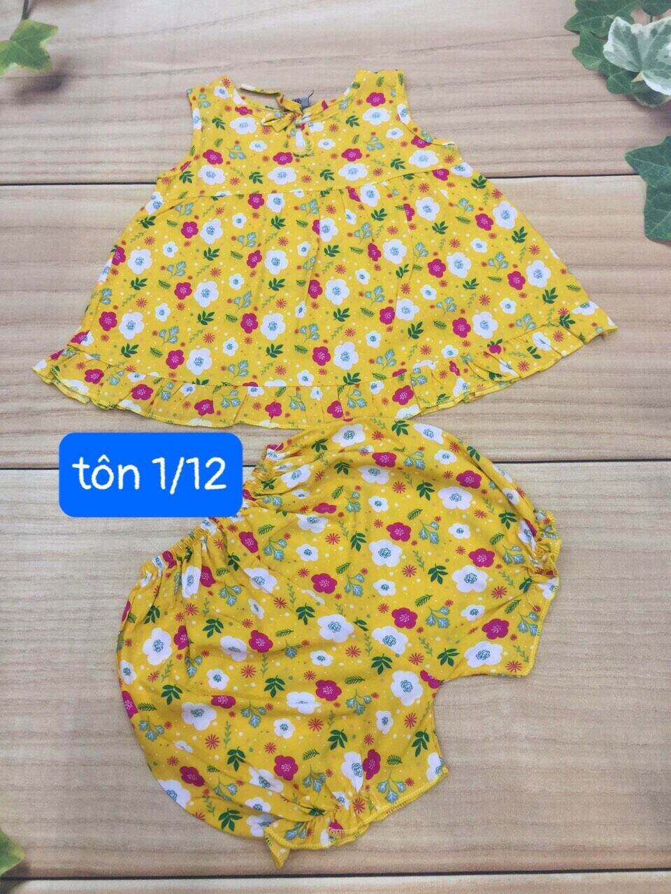 {HCM} ĐỒ BỘ TÔN (LANH) CHO BÉ GÁI. Size từ 5-16kg ( Giao ngẫu nhiên )