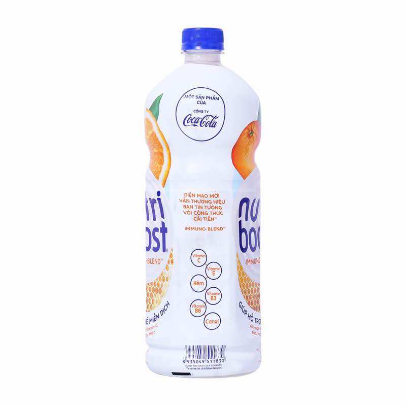 Sữa chua trái cây Nutriboost Coca-Cola chai 1 lít