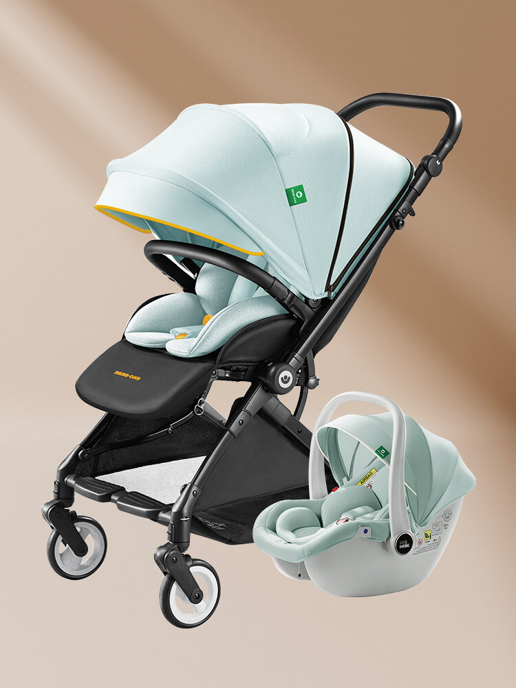 Neck Protection Shock Absorption Bidirectional Baby Stroller - 4