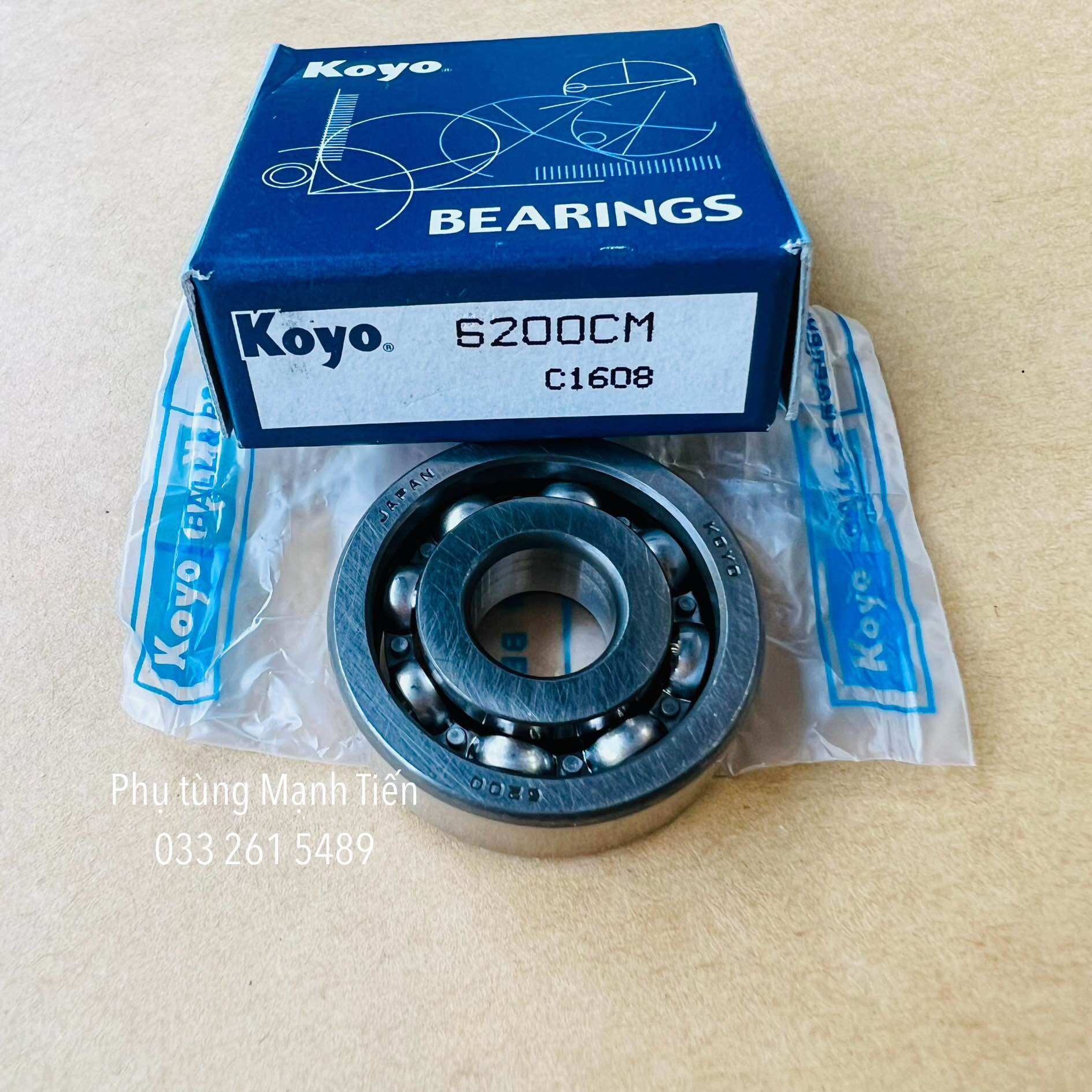Bạc đạn nồi 6200 Koyo (D3.8)