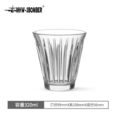 Cốc thủy tinh cà phê máy bay ném bom mhw-3bomber cốc trắng úc cốc latte espresso cốc cà phê dirty