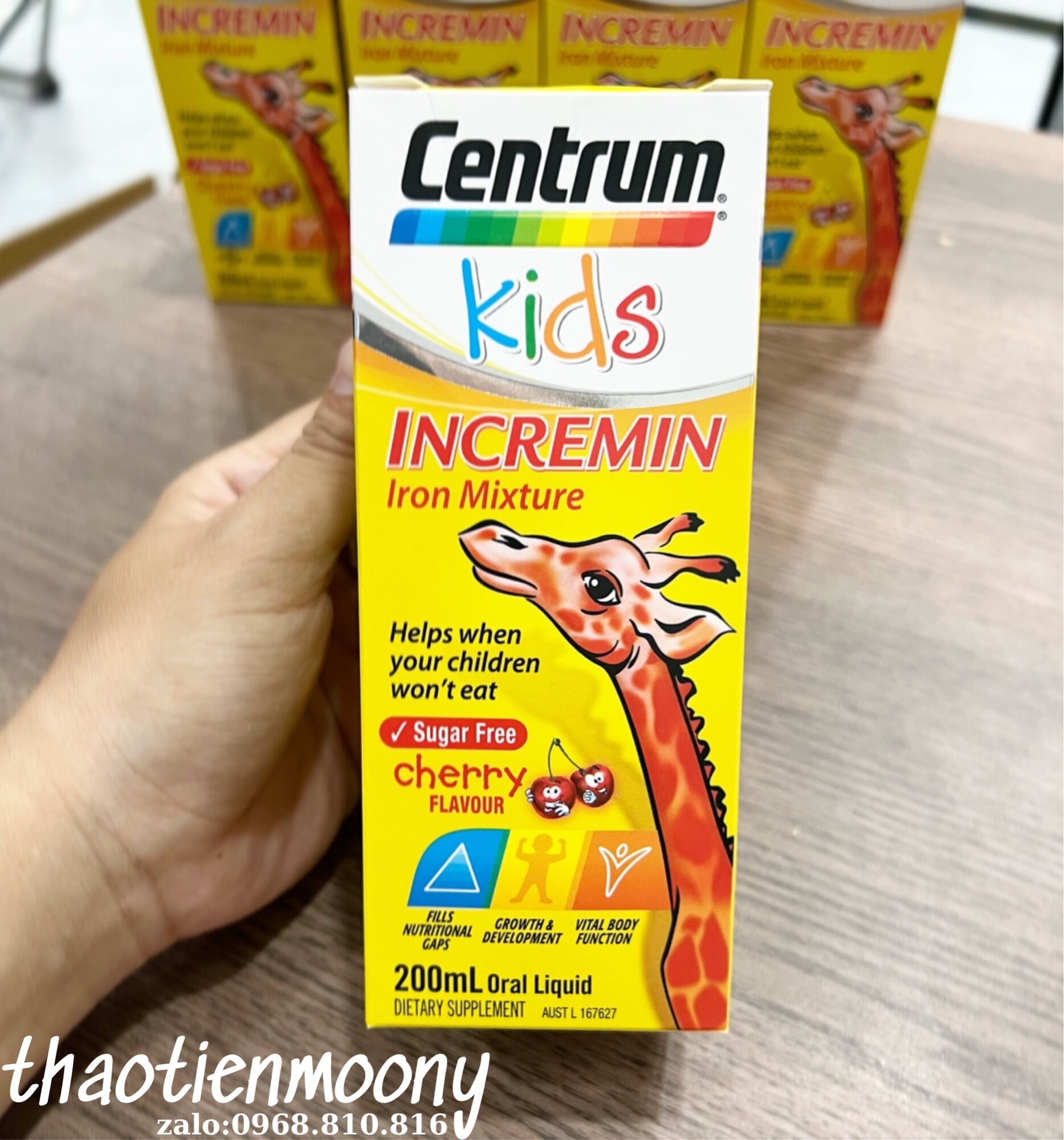 Siro Centrum Kids Úc - Vitamin cho bé biếng ăn ( Hàng Air)