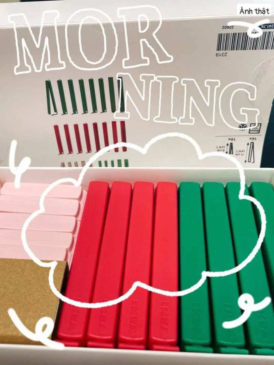 Combo 26 kẹp miệng túi Bevara - Ikea chính hãng