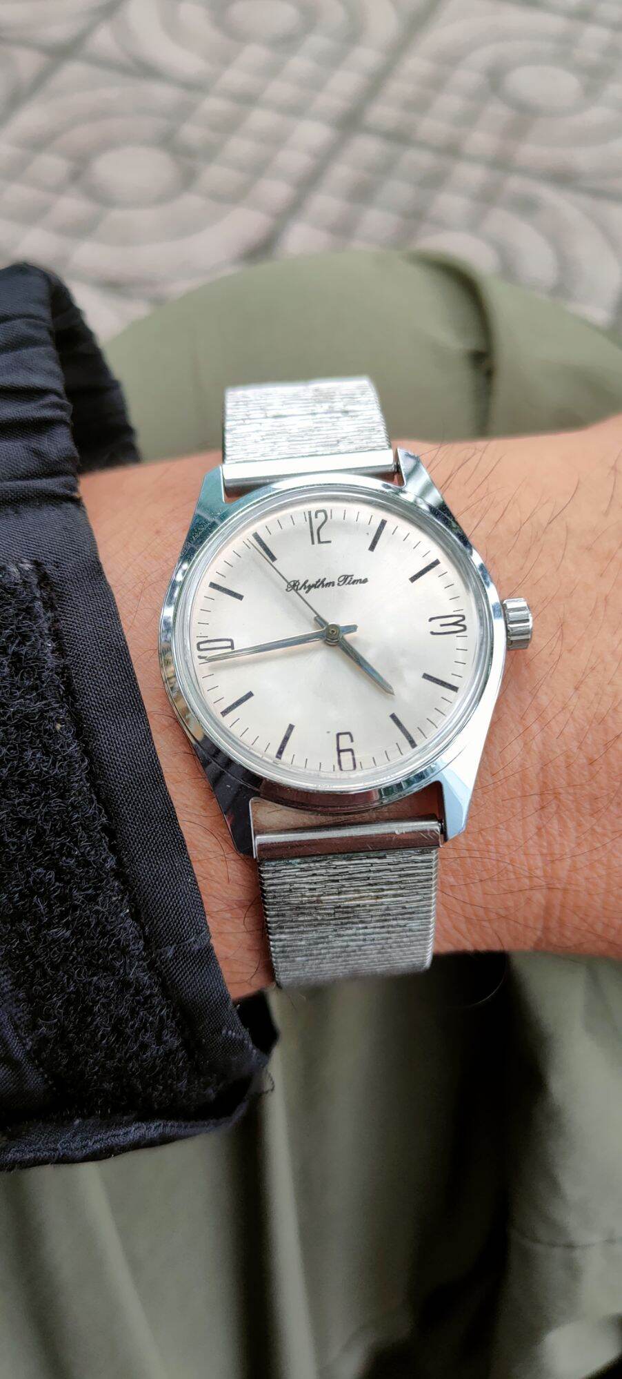 Citizen cơ cót cổ 17 jewels đã thay dây lụa khóa bướm cổ. Dây vỏ thép đúc