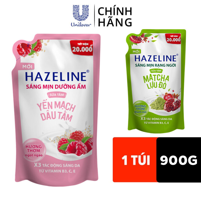 Sữa tắm hazeline túi 900g