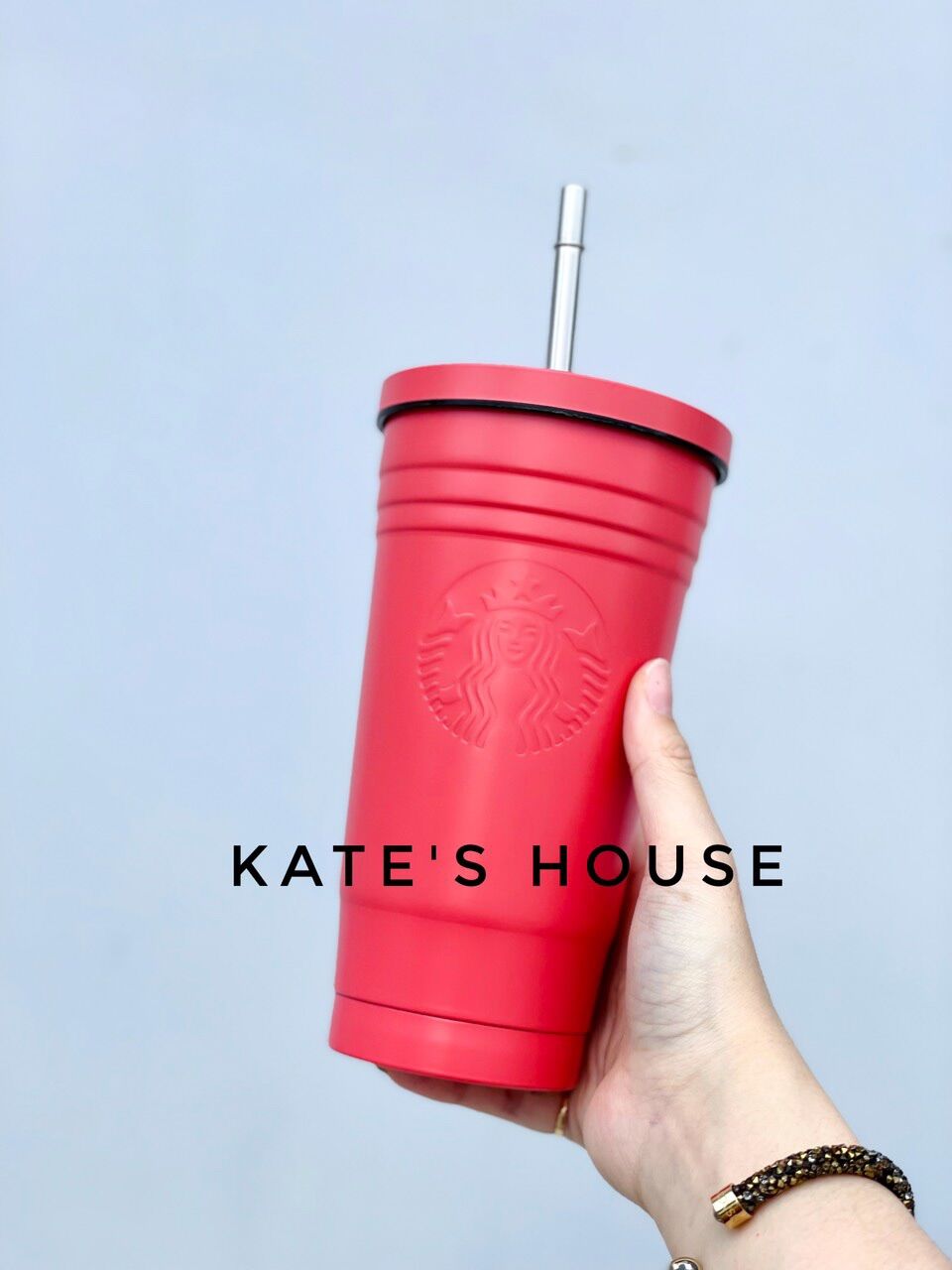 Ly giữ nhiệt Starbucks logo khắc