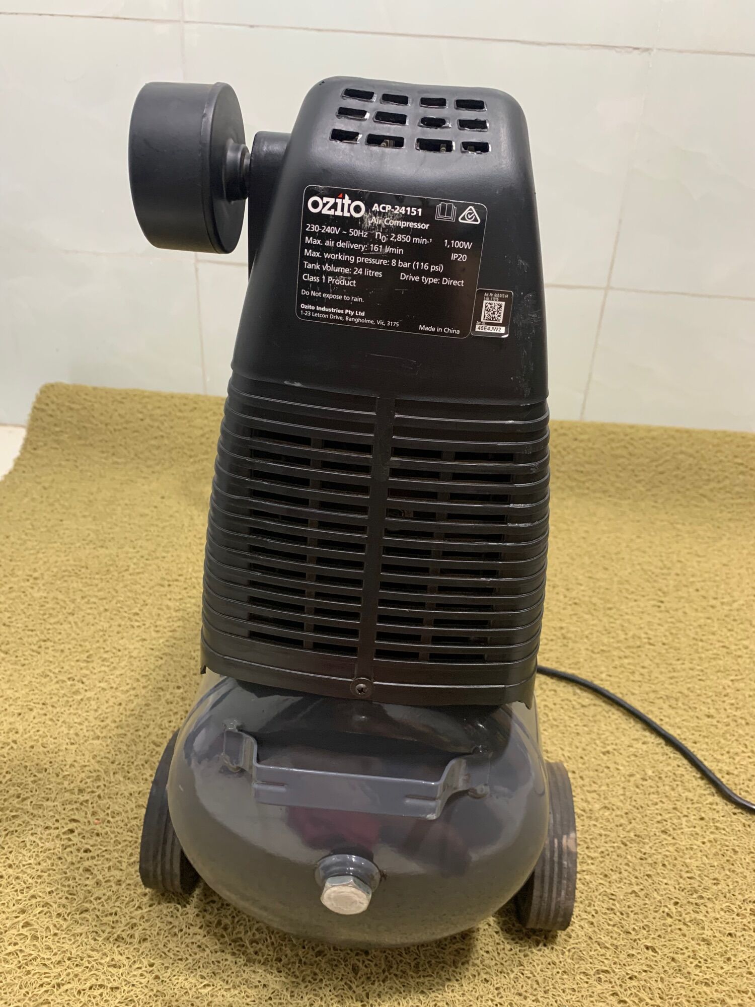 Máy Bơm Hơi Ozito 24Lít