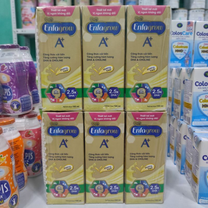 [Date 02/2024] Thùng 24 hộp sữa Enfa 180ml/hộp