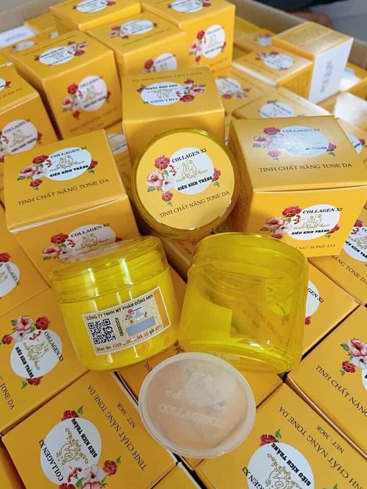 Kích trắng colagen x3