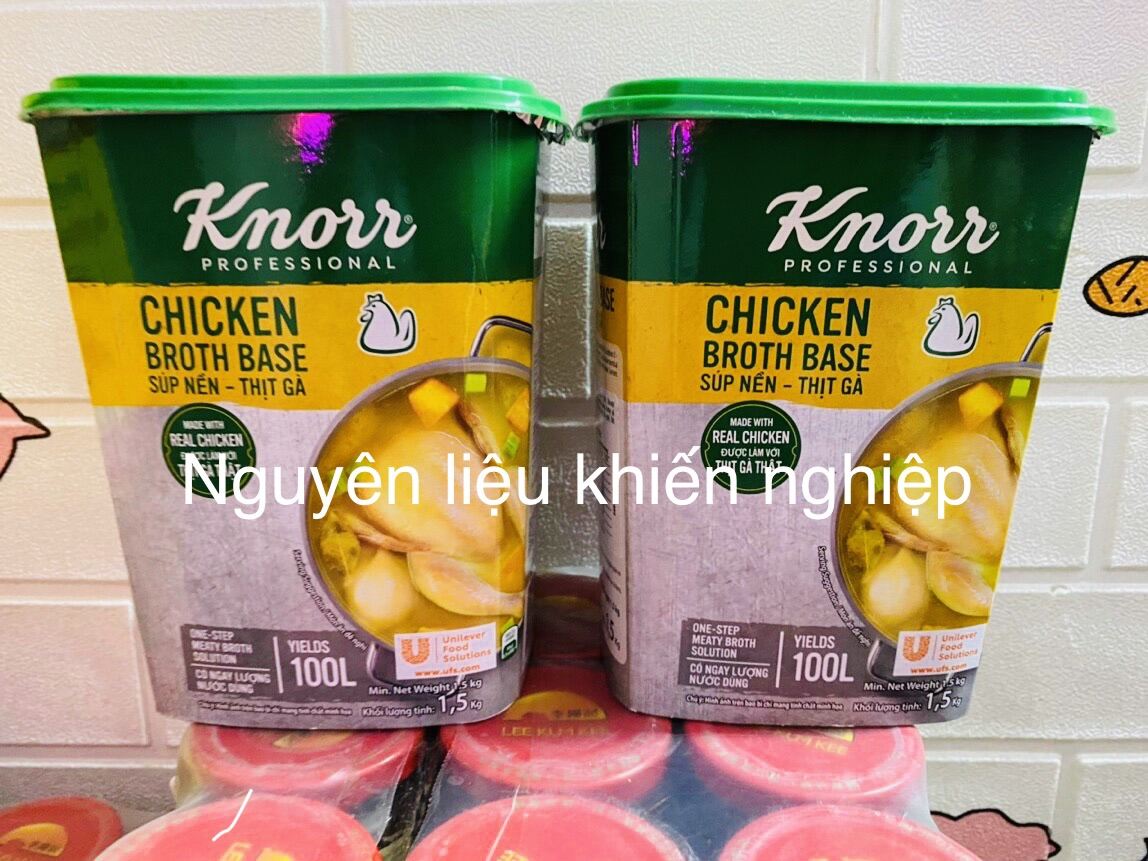 Knorr Bột Súp Nền Thịt Gà hộp 1.5kg