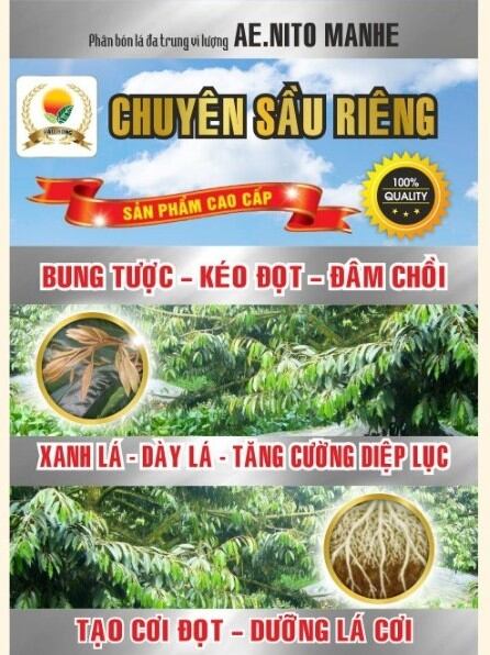 Phân bón trung vi lượng giúp bung tược - kéo đọt - đâm chồi chuyên sầu riêng. chai 500ml pha được 500 lít nước