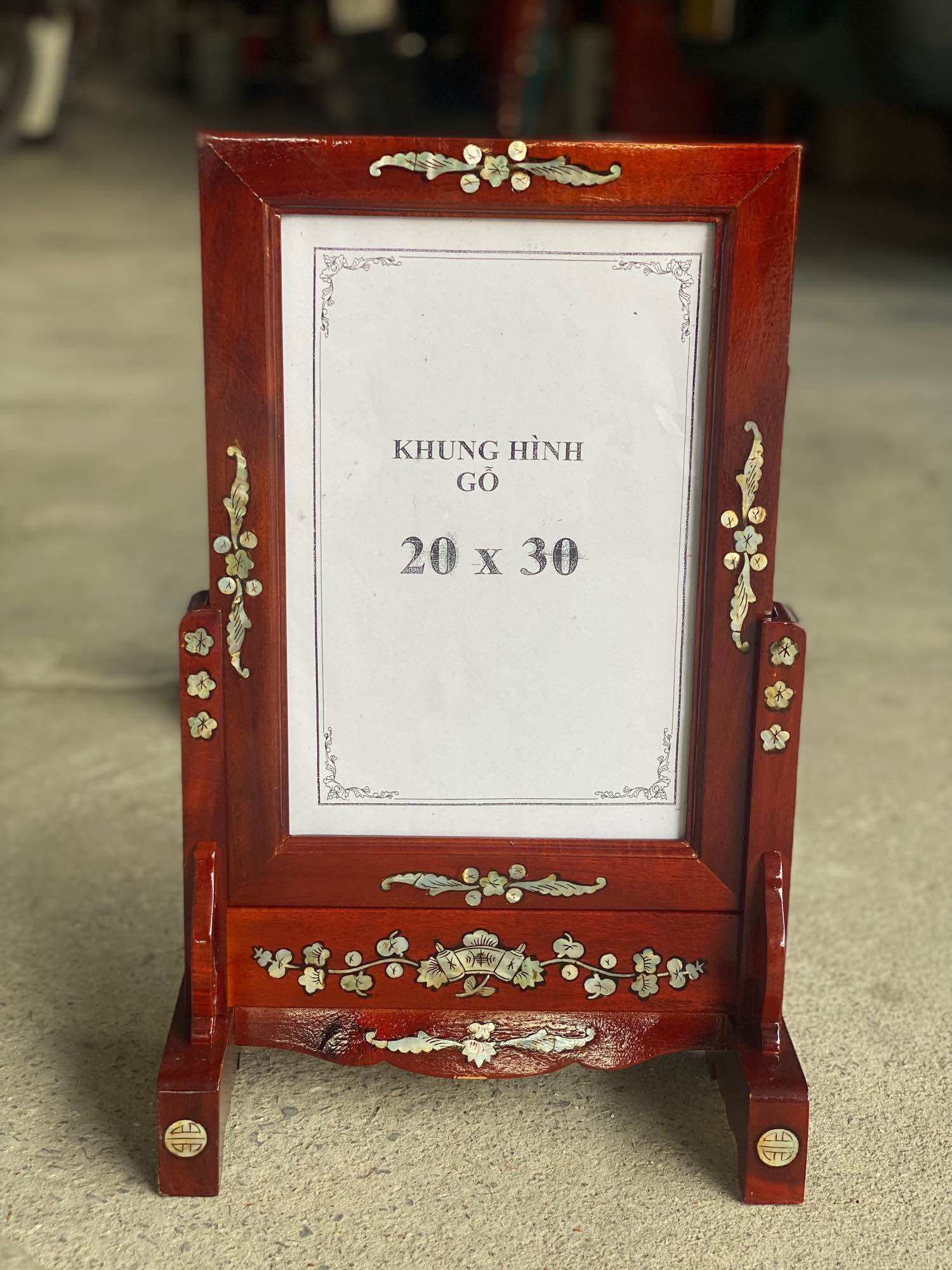 Khung Hình Cẩn Xà Cừ gỗ Tràm 2 kích thước