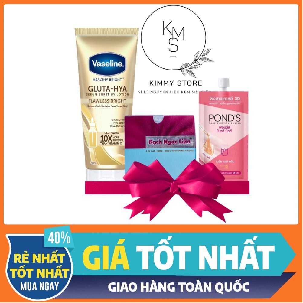 Combo kem siêu tẩy bạch ngọc liên