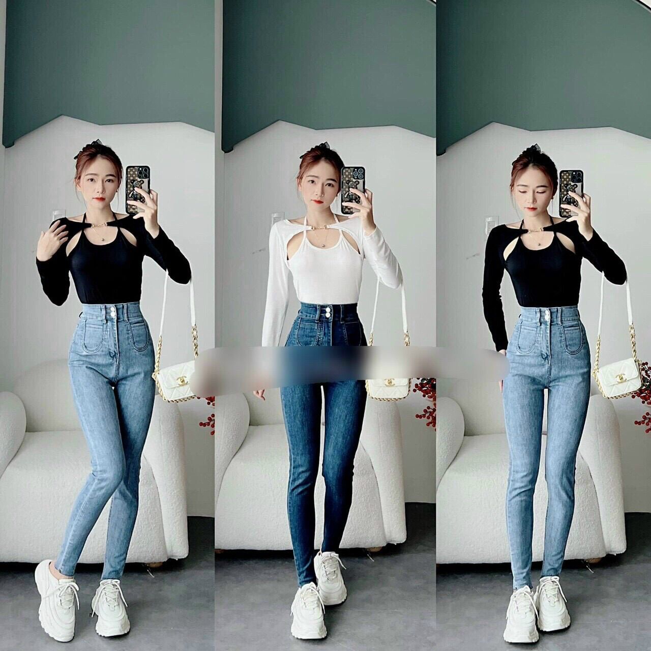 Áo kiểu hàng đẹp ảnh thật