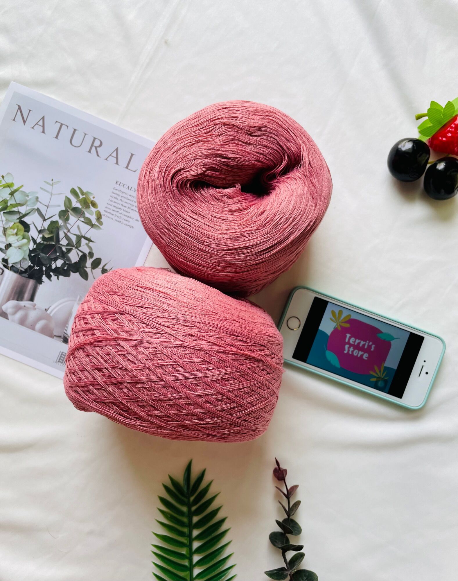 Yarn - Len Wool AC | Len mềm, ấm, đan móc áo, khăn mùa thu đông - Cỡ sợi 1.00 mm | Terri Store