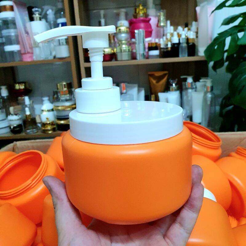 Hủ có vòi đựng kem body 500g 1000g dùng chiết kem hủ đựng mỹ phẩm