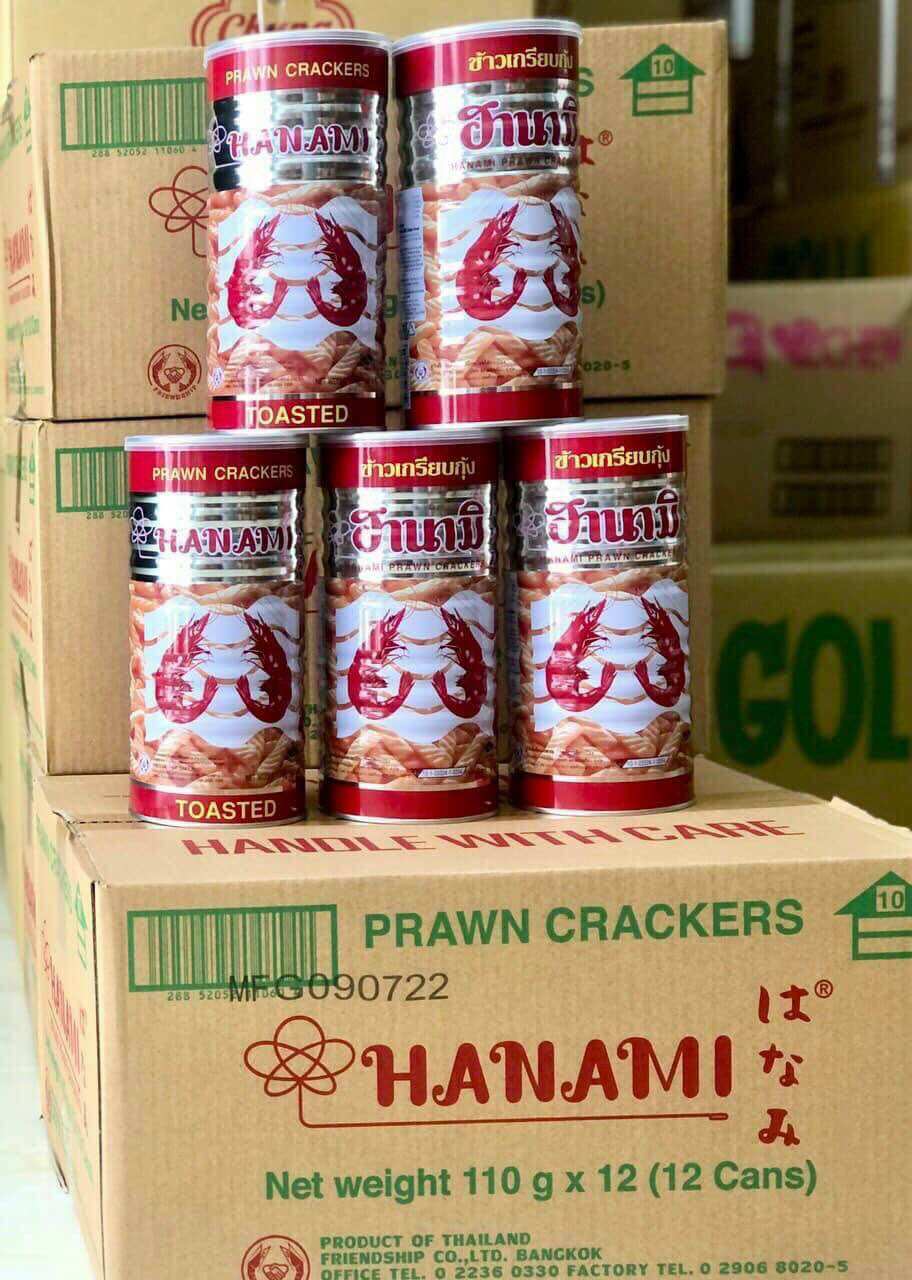 Snack Tôm Thái Hanami Lon/110g