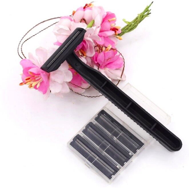 Dao Cạo Râu Kèm 4 Đầu Luỡi Thay Thế