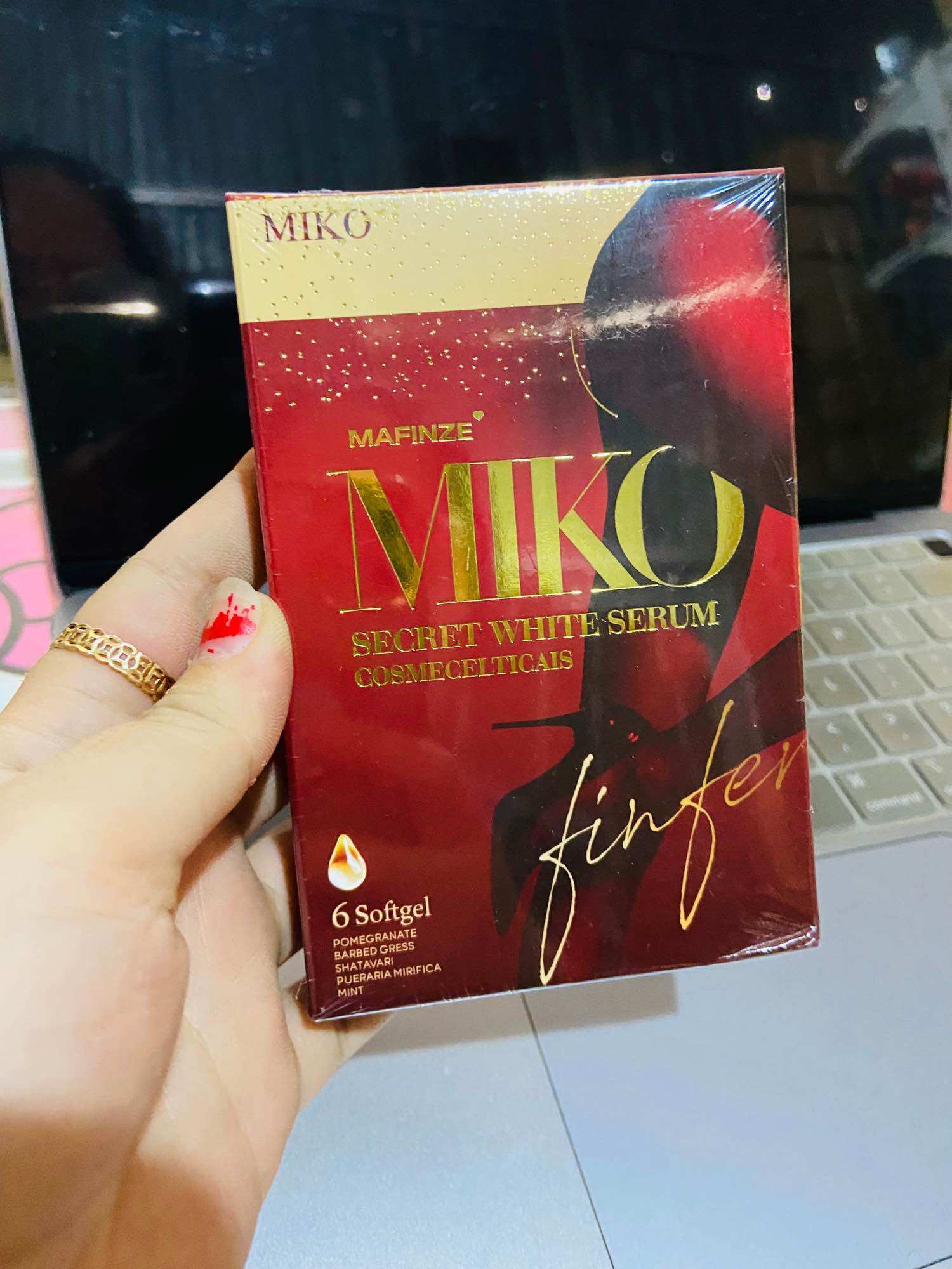 (Che tên) Serum miko đặt phụ khoa chuẩn thái hương bạc hà hộp 6 viên