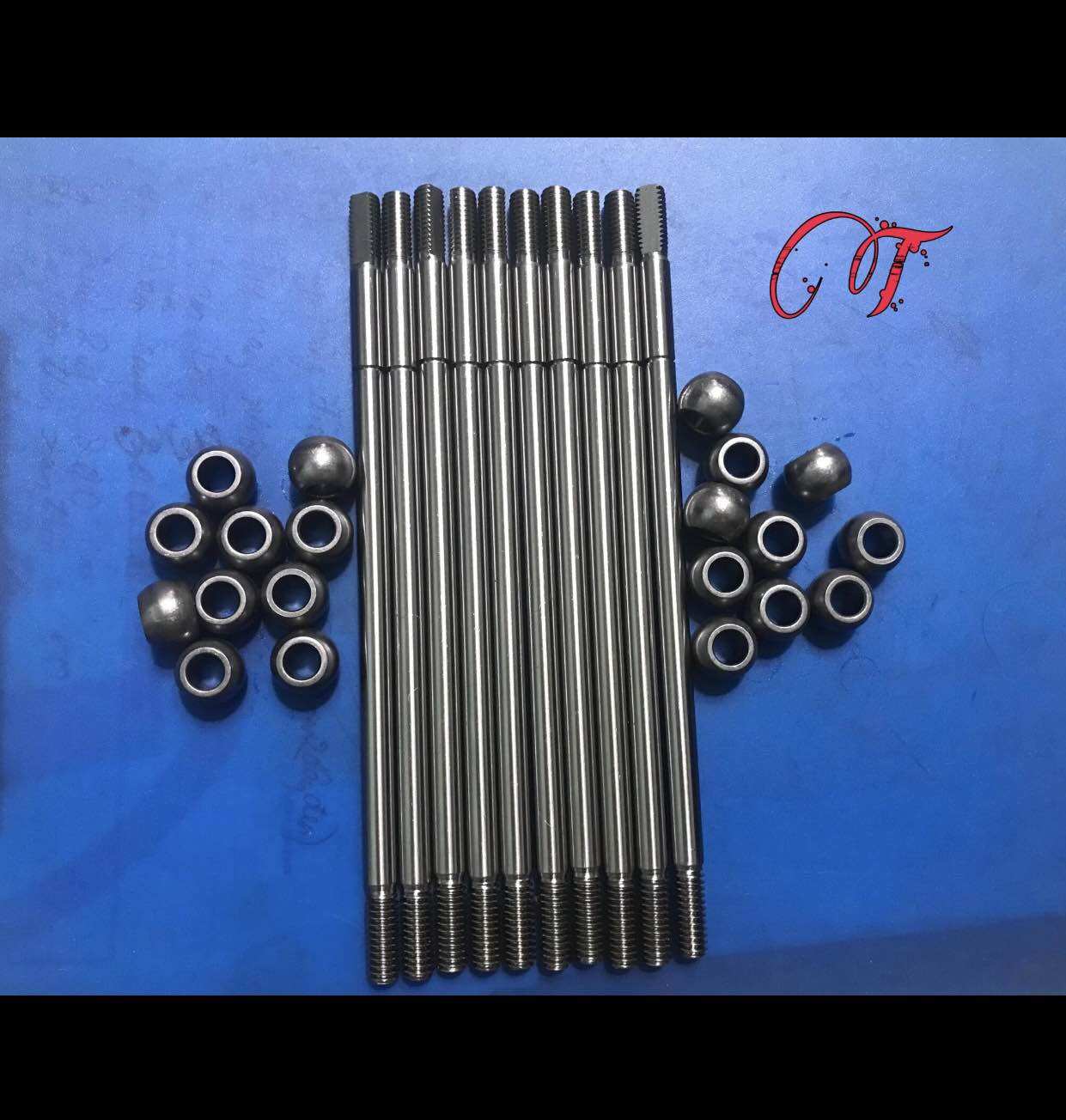 10 trục quạt 19cm (Kèm 20 bạc tròn)