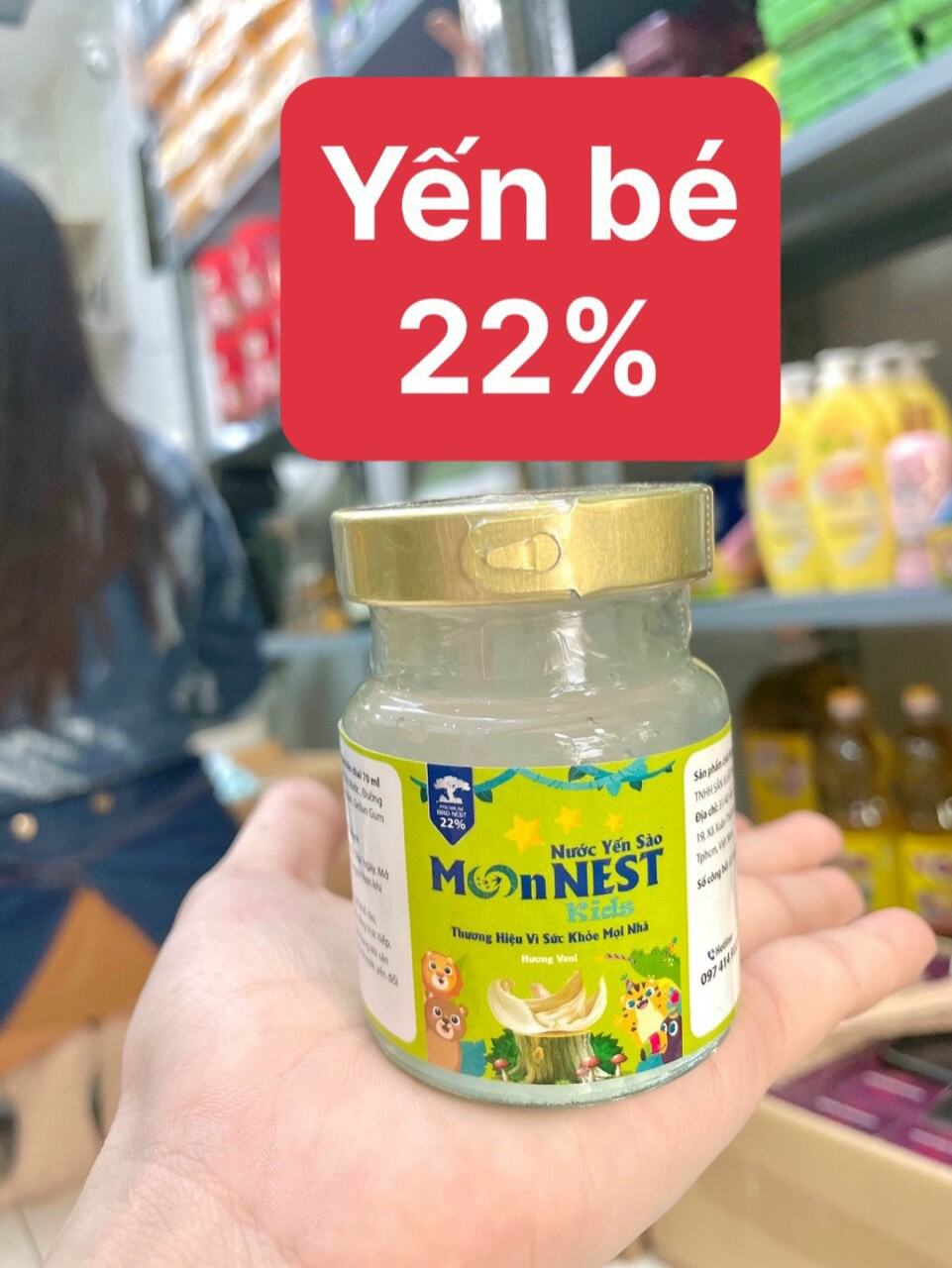 Nước Yến Sào Dành Cho Bé MonNesst 22%yến