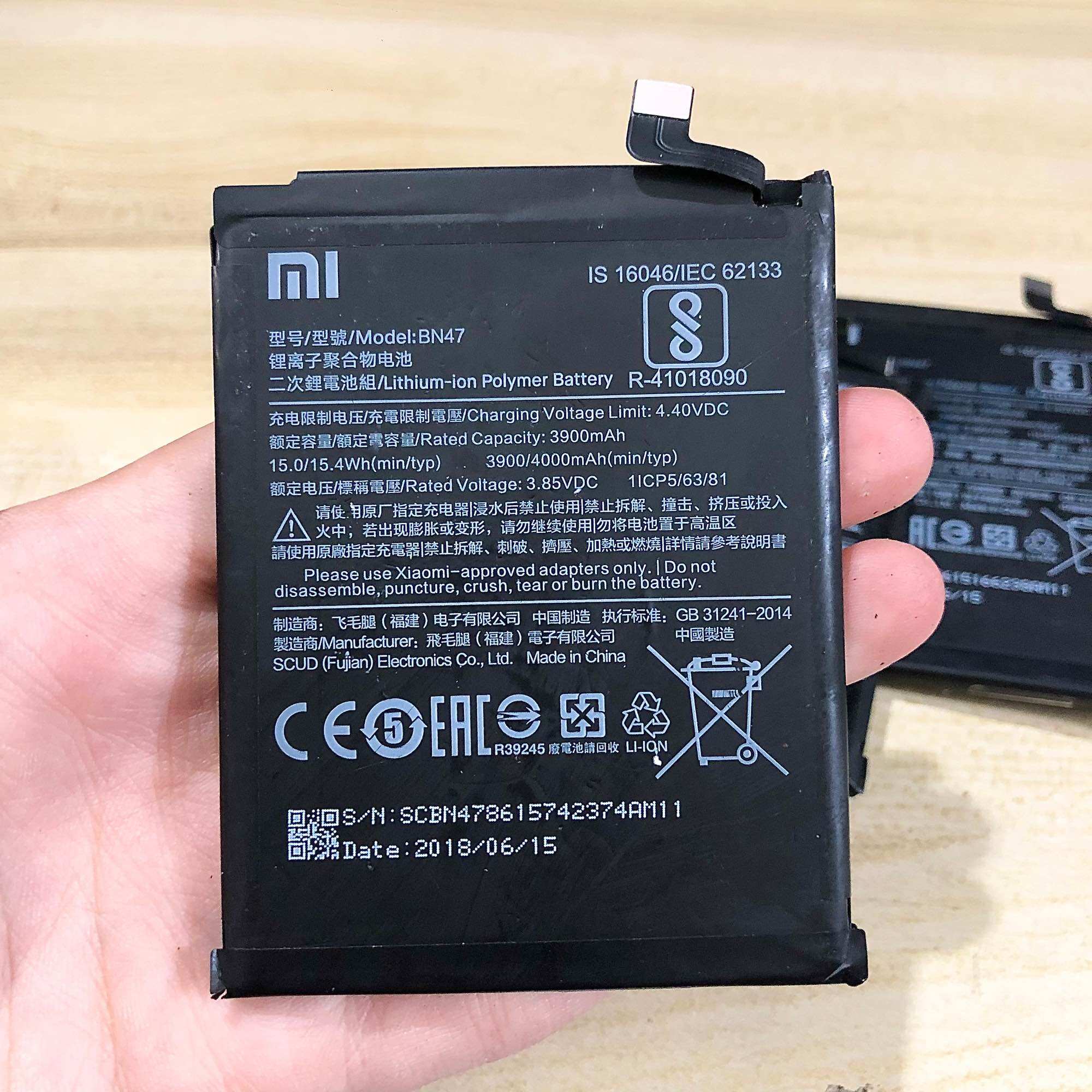Pin xiaomi redmi 6 pro / mi a2 lite zin hàng cao cấp.