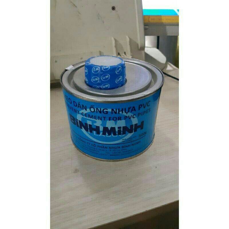 Keo dán ống nhựa 500gr Bình Minh