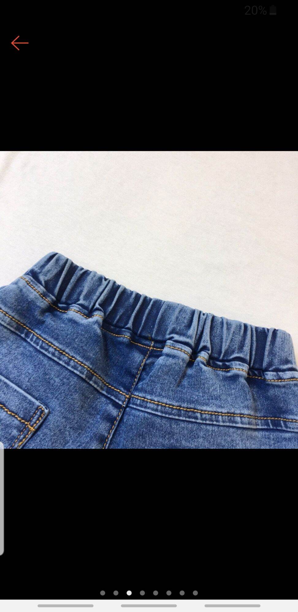 Quần bò mài xước, quần đùi jeans cho bé magic kids